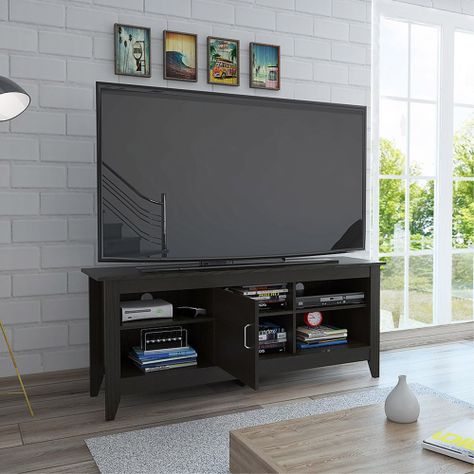 Rack Tv 65" 1 Puerta Fm-005N Negro-5