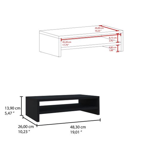 BASE DE MONITOR 13,9X48,3X26 CM FM-001N NEGRO-5