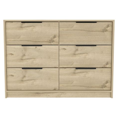 COMODA 4 CAJONES 2 PUERTAS ABATIBLES FM-021C - CAFÉ CLARO-1