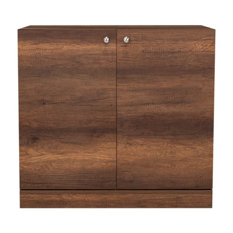 Bar Extensible 12 Botelleros 2 Puerta Fm-012O Café Oscuro-1