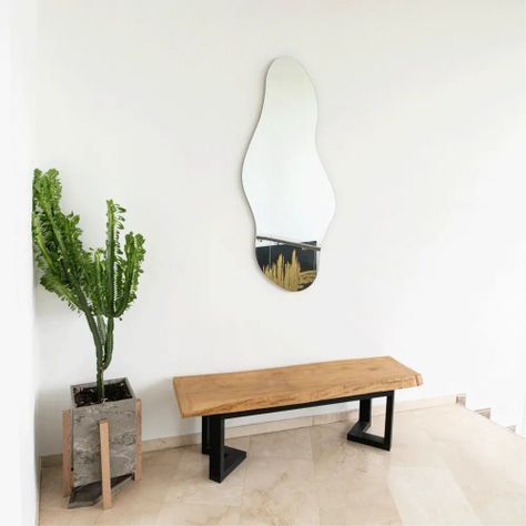 Espejo Con Forma Irregular 150X65X1,9 Cm Fm-021-5