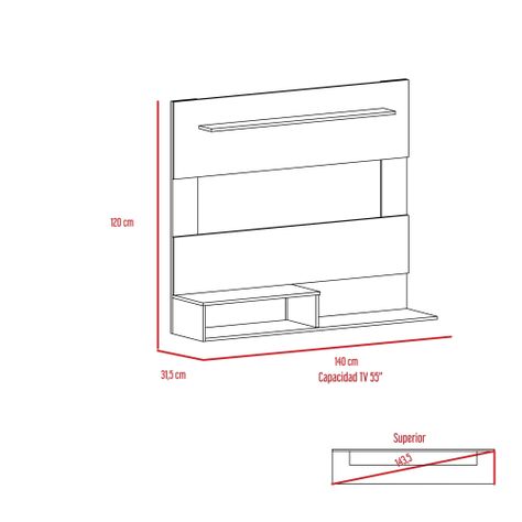 PANEL TV 55" FM-009B - BLANCO-5