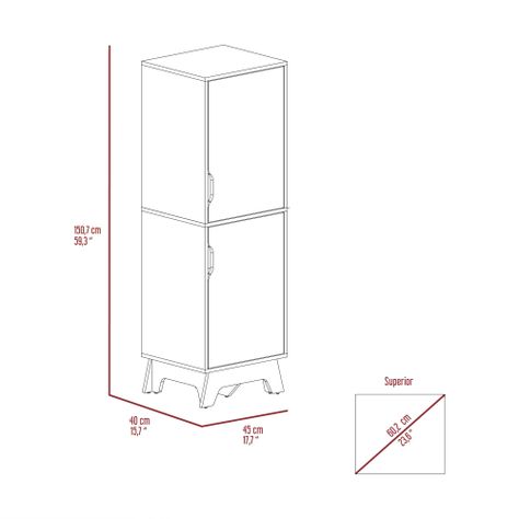 MUEBLE ALACENA 2 PUERTAS FM-002B BLANCO-6