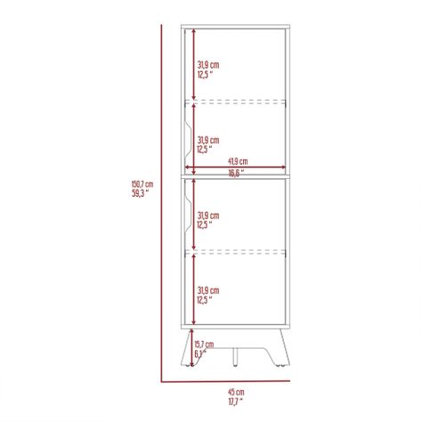 MUEBLE ALACENA 2 PUERTAS FM-002B BLANCO-7