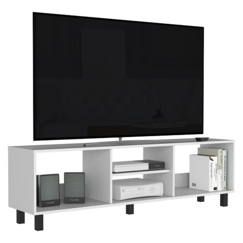 RACK TV 70" MULTIUSOS FM-042B - BLANCO-2