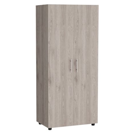 CLOSET 2 PUERTAS FM-021G - GRIS CLARO-0