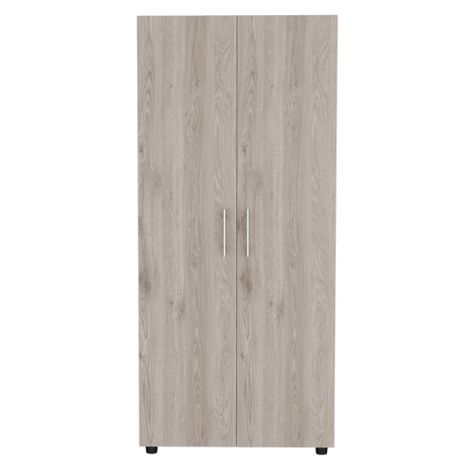 CLOSET 2 PUERTAS FM-021G - GRIS CLARO-1