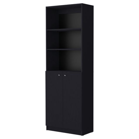 ESTANTE 2 PUERTAS FM-020N NEGRO-0
