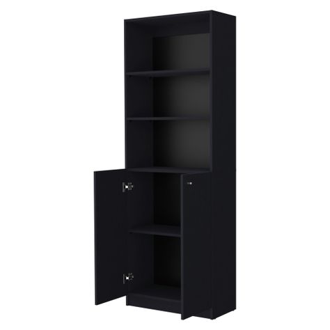 ESTANTE 2 PUERTAS FM-020N NEGRO-1
