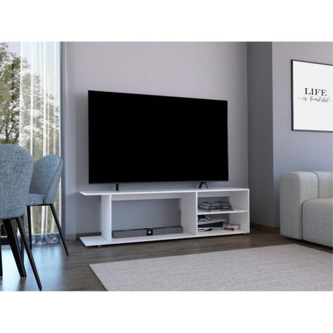 RACK TV 70" FM-004B - BLANCO-4