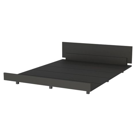 BASE DE CAMA 2 PLAZAS FM-001N - NEGRO-1