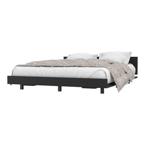 BASE DE CAMA 2 PLAZAS FM-001N - NEGRO-2