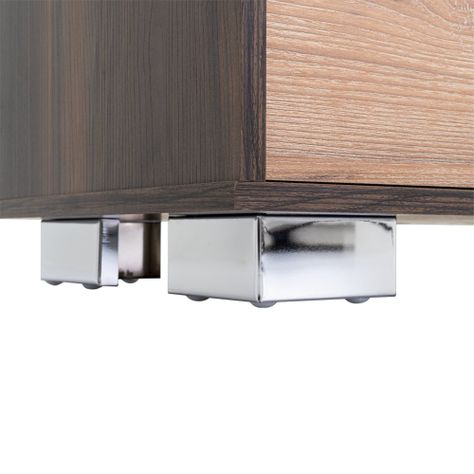 Rack Tv 70" 4 Puertas Fm-010C Cafe Claro Y Café Oscuro-4