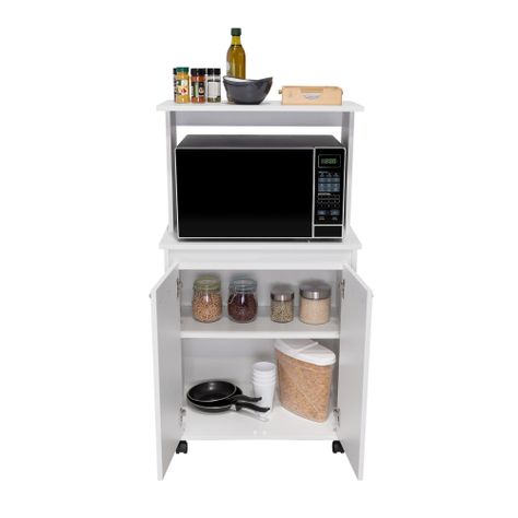 MUEBLE MICROONDAS 2 PUERTAS FM-010B BLANCO-2