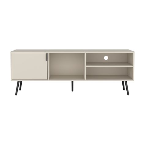 RACK TV 65" CON 1 PUERTA ABATIBLE FM-043B - BEIGE-1