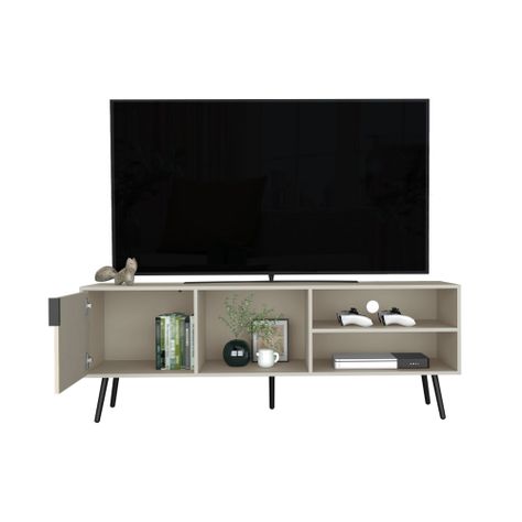 RACK TV 65" CON 1 PUERTA ABATIBLE FM-043B - BEIGE-3