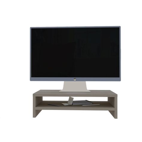 BASE DE MONITOR 13,9X48,3X26 CM FM-001C CAFÉ CLARO-2