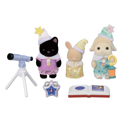 Amigos de la Guardería Fiesta de Pijamas Sylvanian Families-1