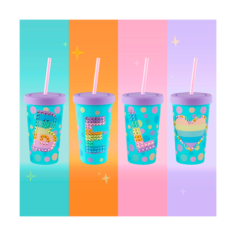 Vaso para Diseñar Reutilizable Fashion Angels-6