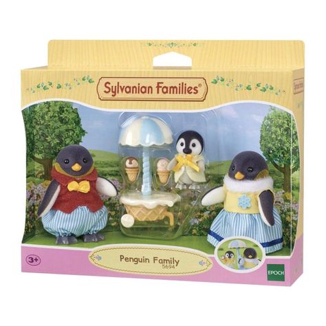 Familia Pingüino Sylvanian Families-0