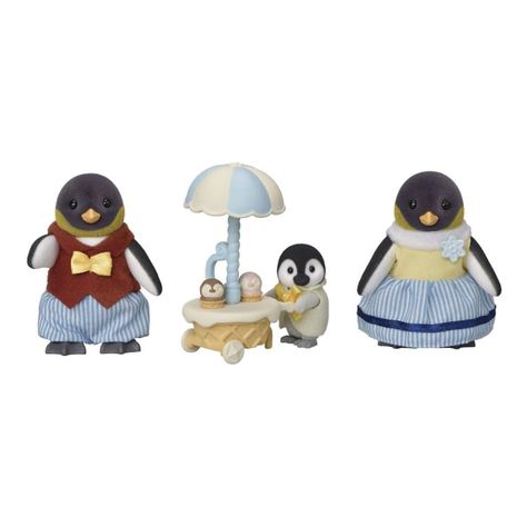 Familia Pingüino Sylvanian Families-1