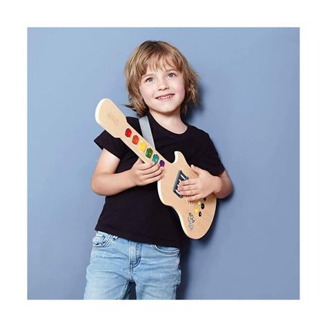 Guitarra de Madera con Sonidos Classic World-1