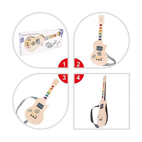 Guitarra de Madera con Sonidos Classic World-2