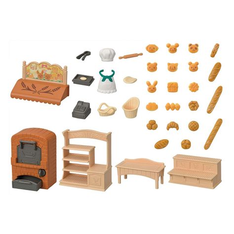 Panaderia Sylvanian Families con Accesorios-4