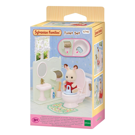 Set de Baño Inodoro Sylvanian Families-0