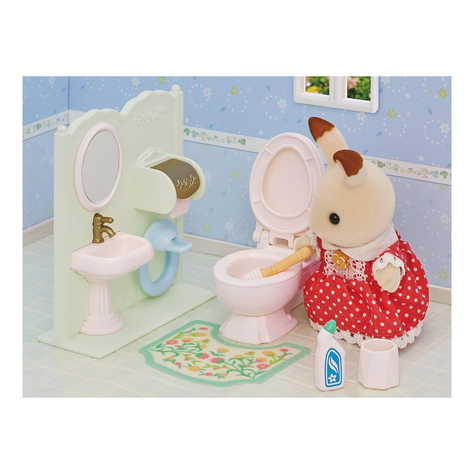 Set de Baño Inodoro Sylvanian Families-4
