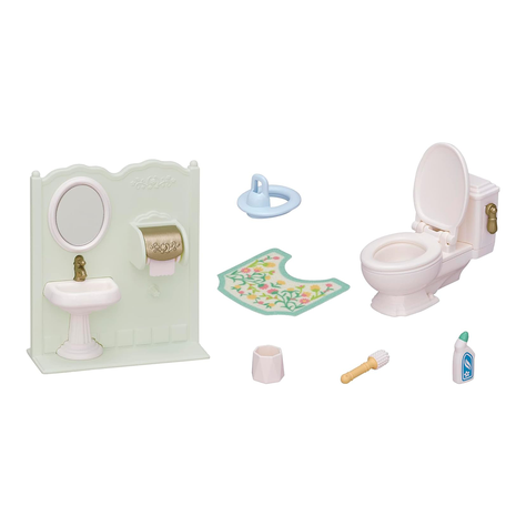 Set de Baño Inodoro Sylvanian Families-5