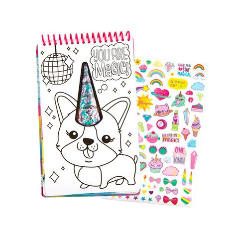 Libreta Unicornio para Colorear Fashion Angels-2