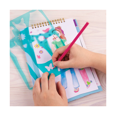 Cuaderno de Bocetos Diseño de Moda Make It Real-3