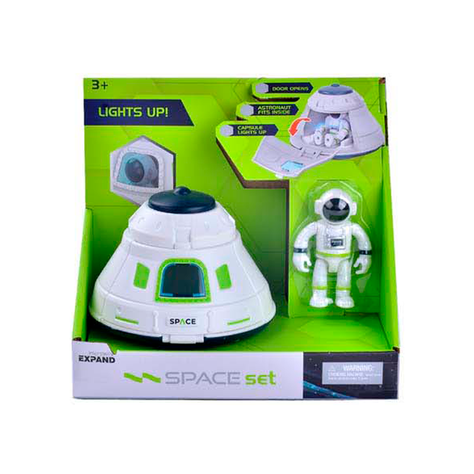 Cápsula Espacial con Luces y Astronauta-0