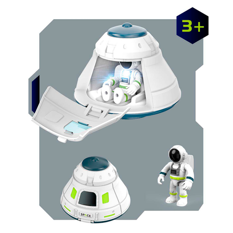 Cápsula Espacial con Luces y Astronauta-1