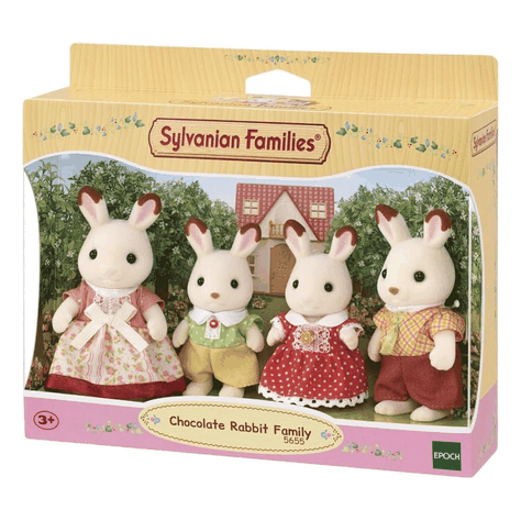 Familia Conejos Chocolate New Sylvanian Families-0