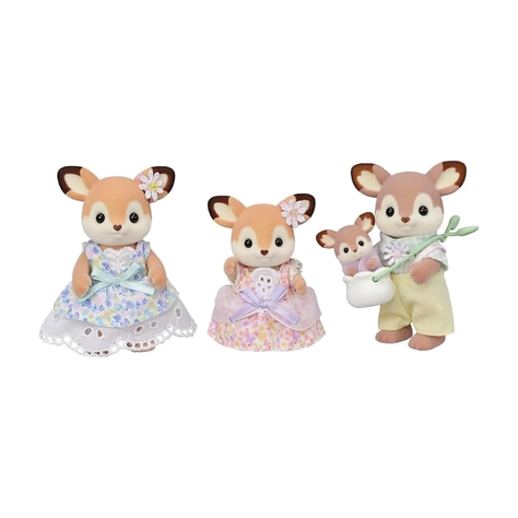 Familia Ciervos Sylvanian Families-1