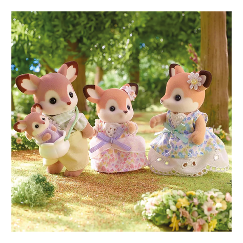 Familia Ciervos Sylvanian Families-2