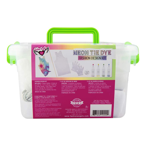 Caja para Diseñar Polera Tie Dye Fashion Angels-3
