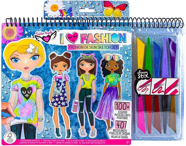 Cuaderno de Dibujo Diseñadora de Moda Fashion Angels-0