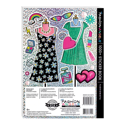 Libro de Stickers Fashion 1000+ Fashion Angels-5