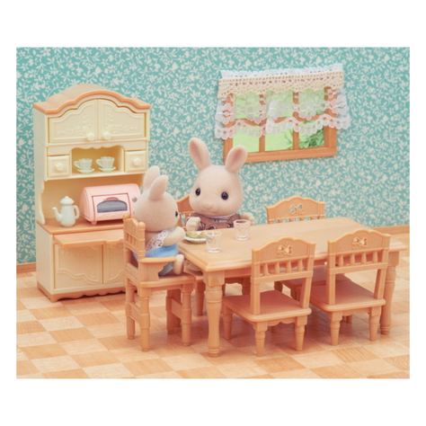 Comedor Sylvanian Families con Accesorios-1