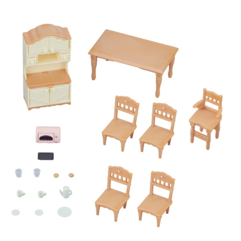 Comedor Sylvanian Families con Accesorios-3