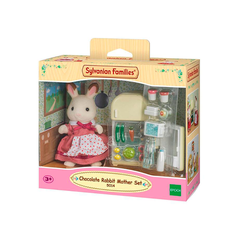 Mamá Coneja Chocolate Sylvanian Families con Refrigerador-0