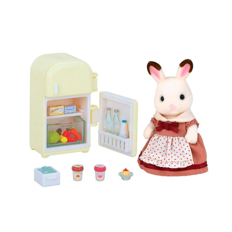 Mamá Coneja Chocolate Sylvanian Families con Refrigerador-1