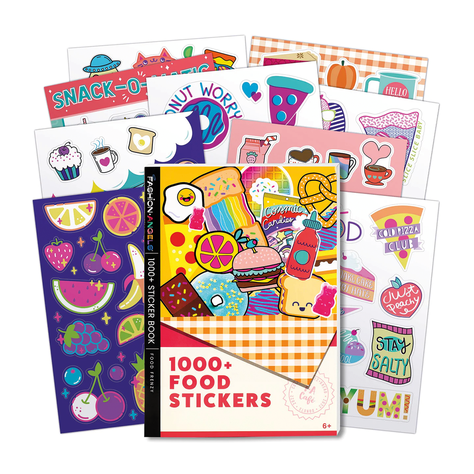 Libro de Stickers Comida 1000+ Fashion Angels-1