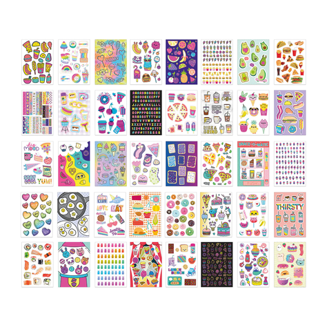 Libro de Stickers Comida 1000+ Fashion Angels-2