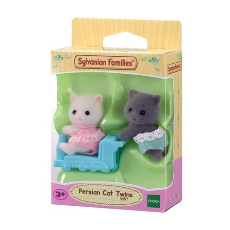 Mellizos Gatos Persa Sylvanian Families-0
