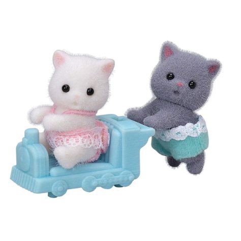 Mellizos Gatos Persa Sylvanian Families-1