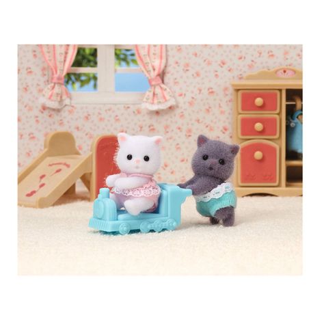 Mellizos Gatos Persa Sylvanian Families-2
